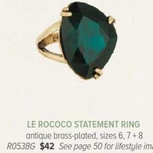 LeRococo Statement Ring-r053bg-7
